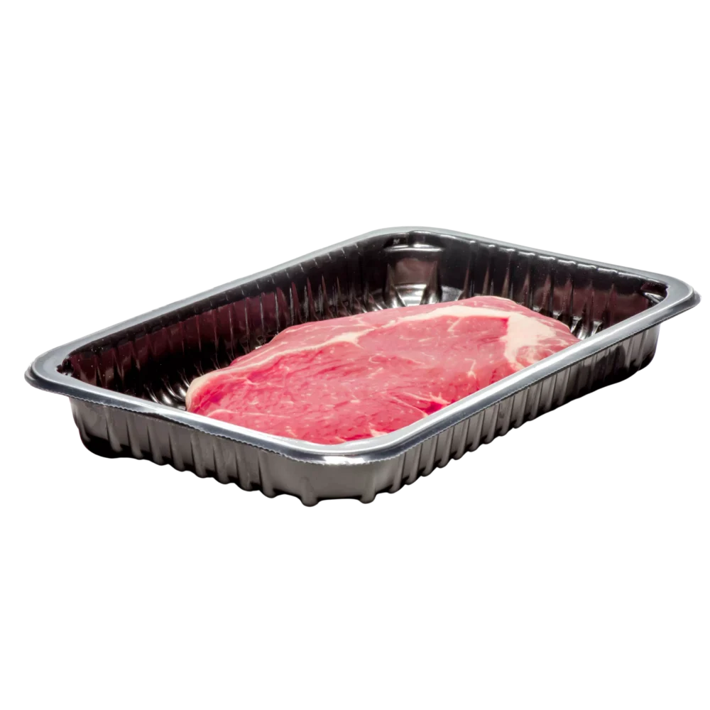 Barquettes APET mono (-40°C / +80°C) : idéal pour les produits frais, barrière à l'oxygène