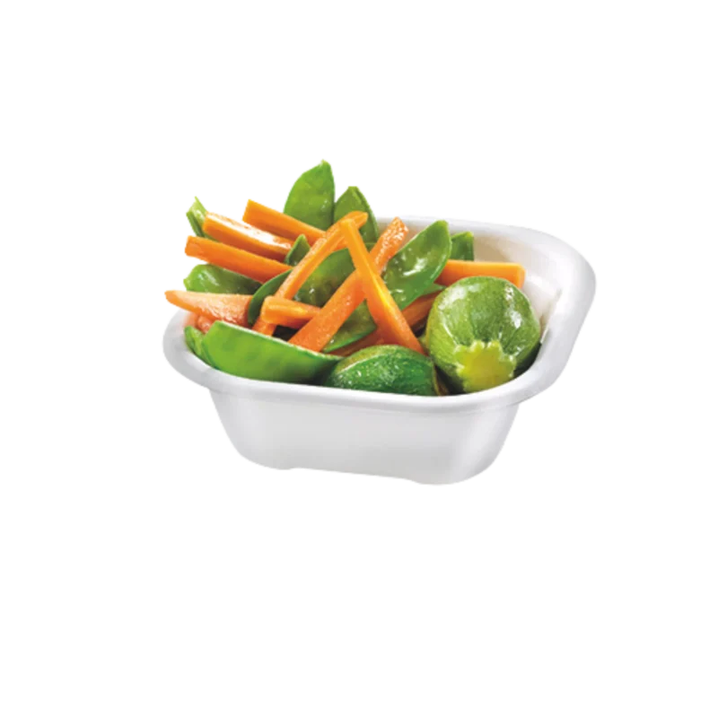 Barquettes canne à sucre, biodégradables et compostables, four + micro-ondes.