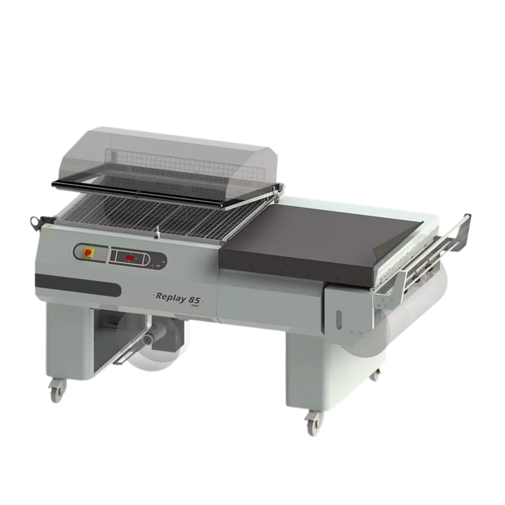 RP85 : Soudeuse à cloche pour film thermo rétractable, laize 800 mm