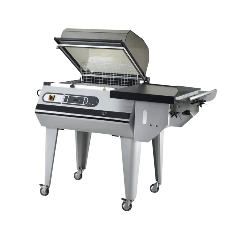 RP55 SA : Soudeuse à cloche pour film thermo rétractable, laize 600 mm, mouvement du capot automatique