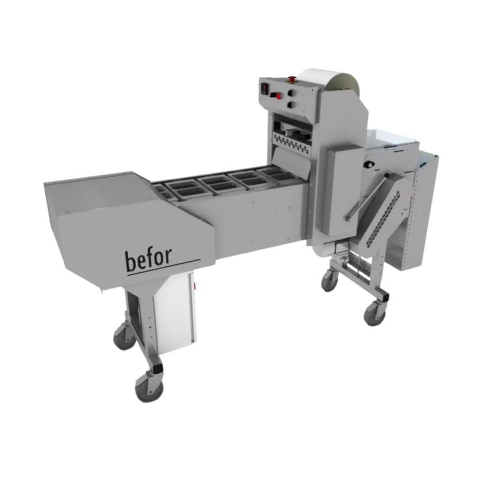 SC 1000 : Scelleuse de barquettes automatique en ligne, format max 227x177 mm