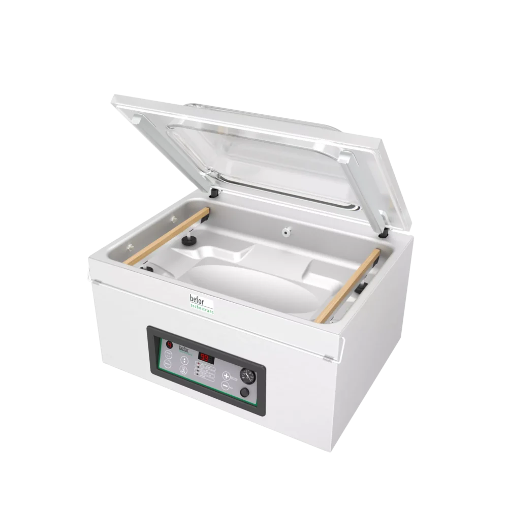 SVB 520 : Machine sous vide sur table 21 m3/h, soudure 620 mm