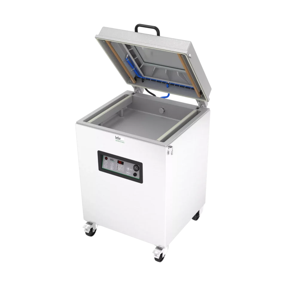 SVF 520 : Machine sous vide sur pied 63m3/h,soudure 2x520 mm