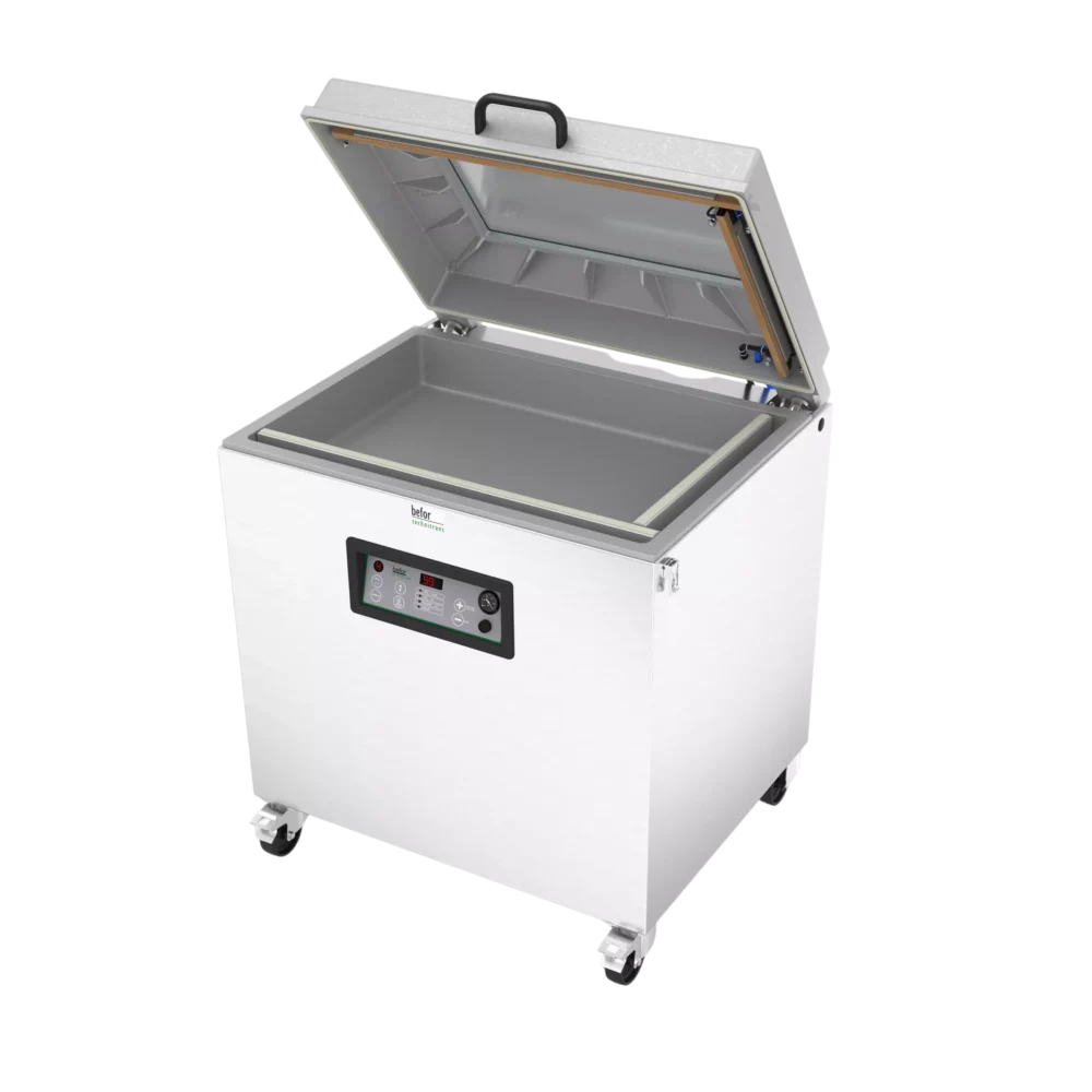 SVF 520 : Machine sous vide sur pied 63m3/h,soudure 2x520 mm
