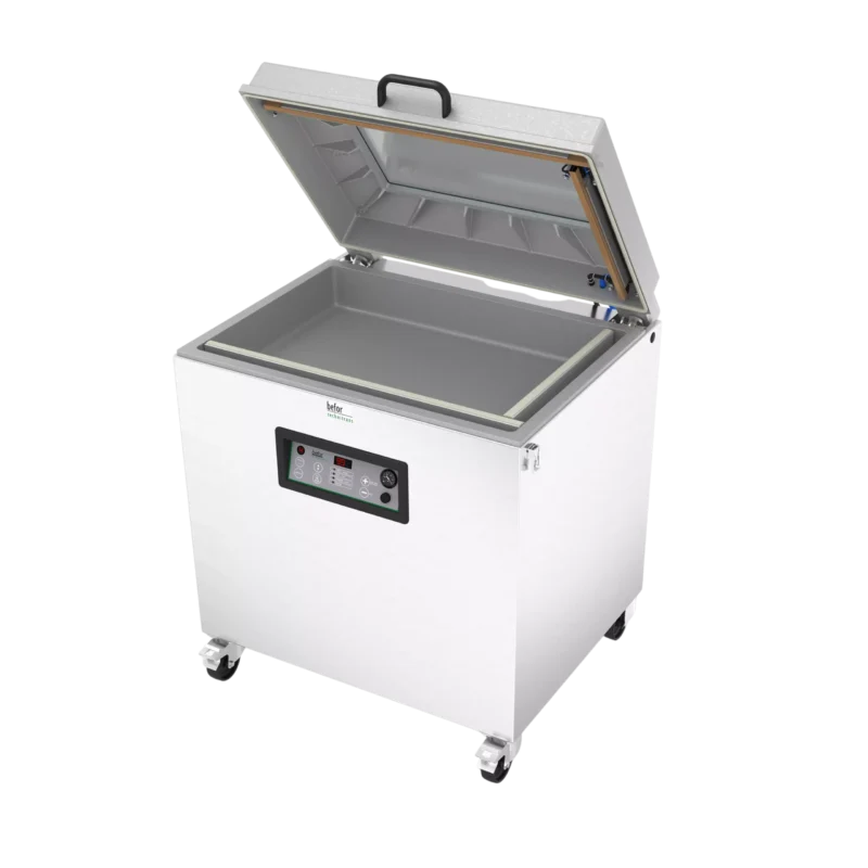 SVF 800 : Machine sous vide sur pied 100m3/h,soudure 2x810 mm, ou 2x510 + 1x700