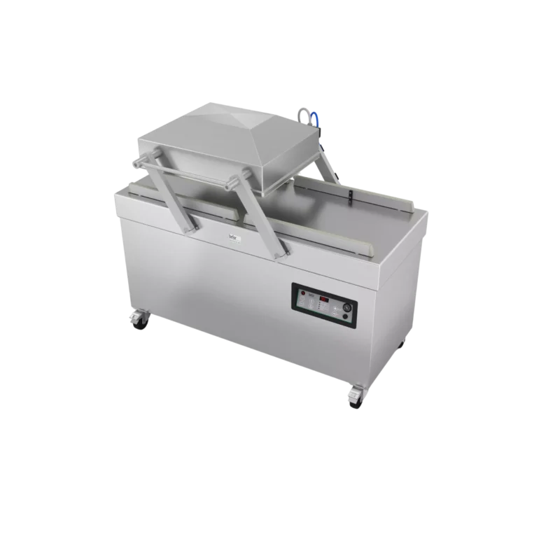 SVP 2-400 : Machine sous vide double cloche 63m3/h,soudure 2x620 mm