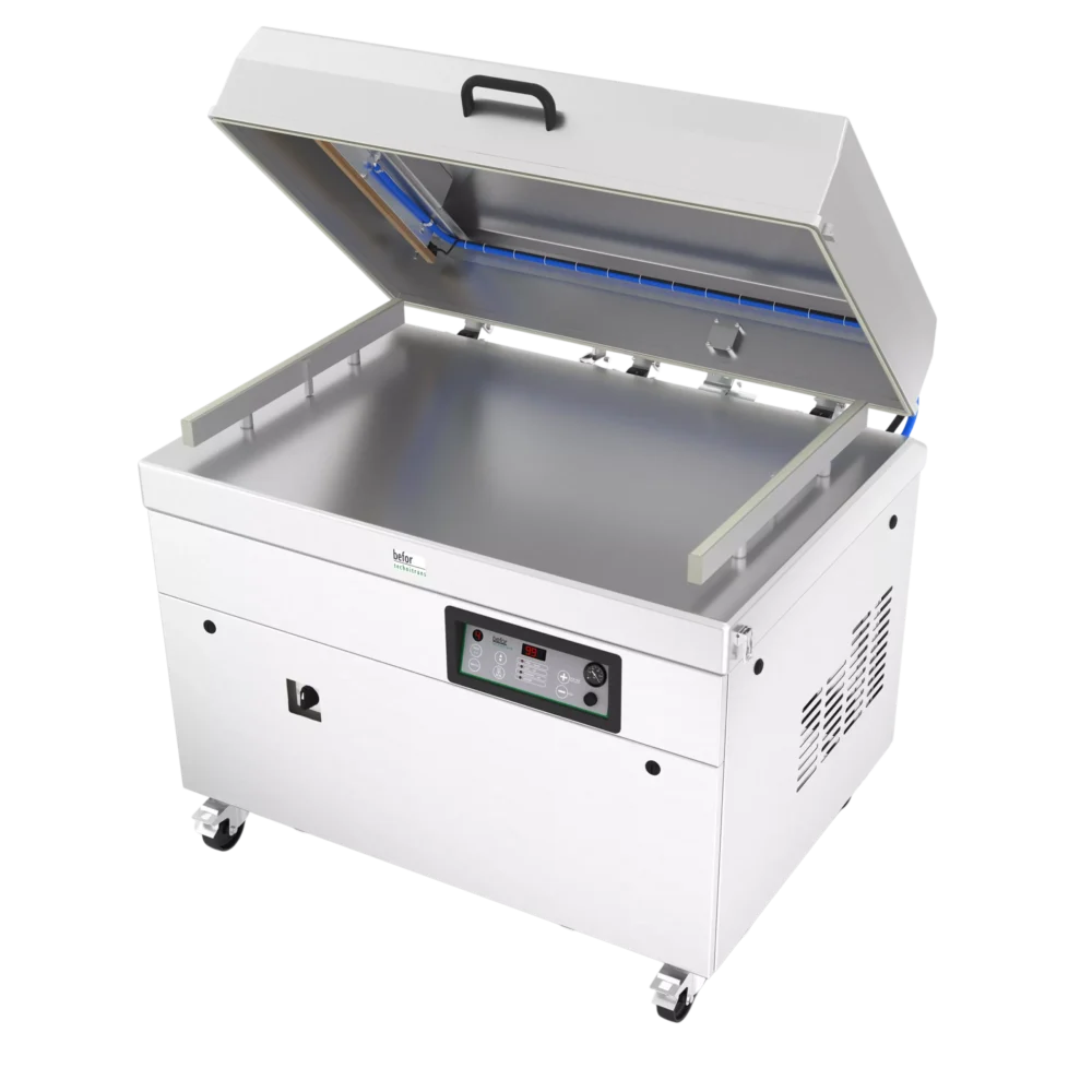 SVP 1100 : Machine sous vide sur pied 100m3/h,soudure 2x1100 mm