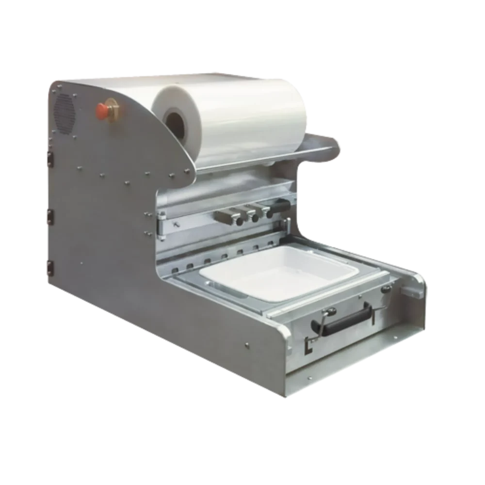 THERMOP : Scelleuse de barquettes semi-automatique, format max 325x265 mm