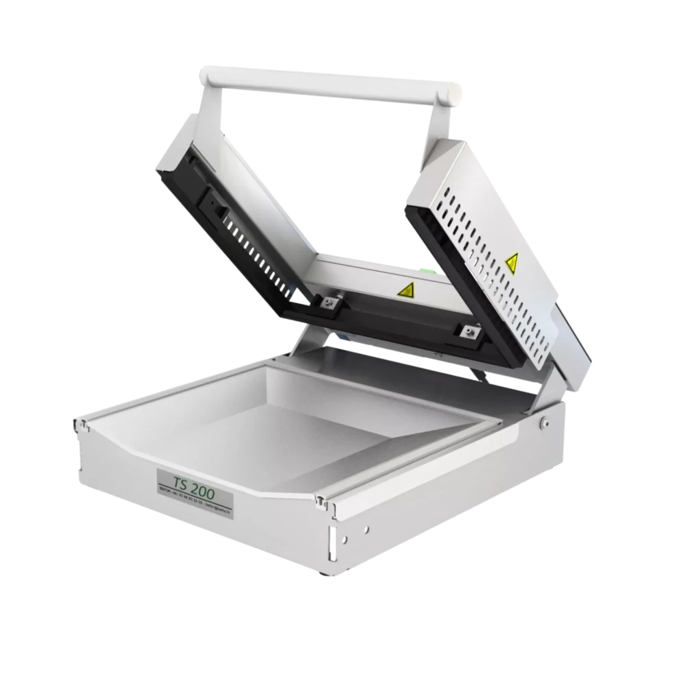 TS 200 : Thermosoudeuse de papier inox, laize 350 mm
